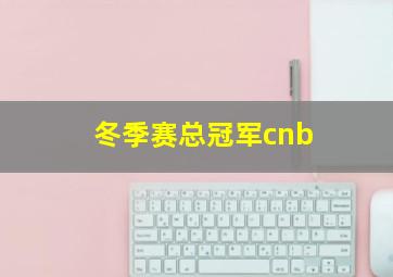 冬季赛总冠军cnb