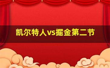 凯尔特人vs掘金第二节