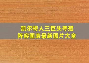 凯尔特人三巨头夺冠阵容图表最新图片大全