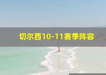 切尔西10-11赛季阵容