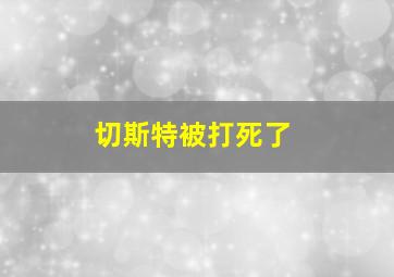 切斯特被打死了