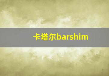 卡塔尔barshim