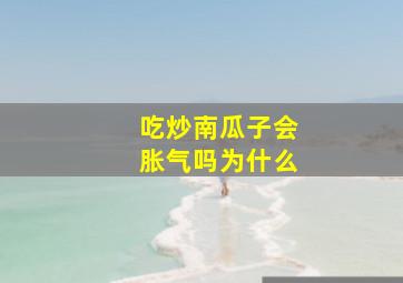 吃炒南瓜子会胀气吗为什么