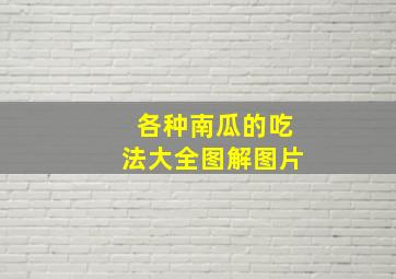 各种南瓜的吃法大全图解图片