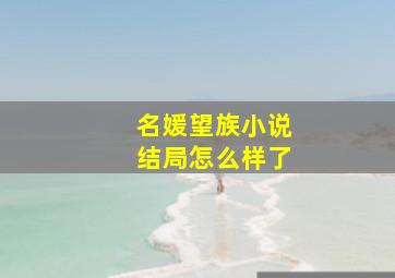 名媛望族小说结局怎么样了