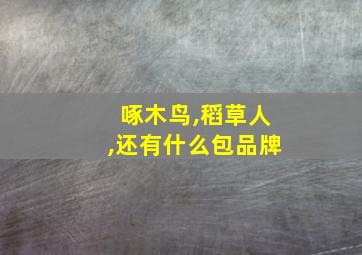 啄木鸟,稻草人,还有什么包品牌