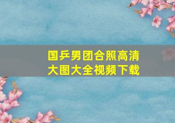 国乒男团合照高清大图大全视频下载