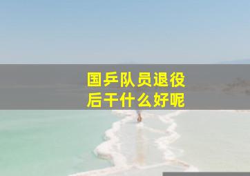 国乒队员退役后干什么好呢