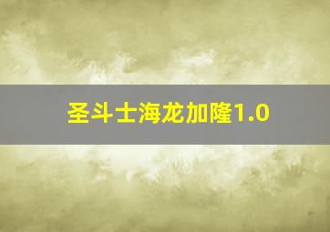 圣斗士海龙加隆1.0