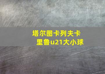 塔尔图卡列夫卡里鲁u21大小球