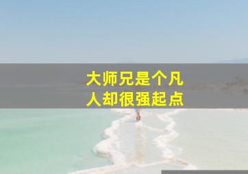 大师兄是个凡人却很强起点