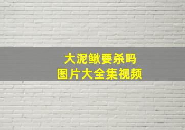 大泥鳅要杀吗图片大全集视频