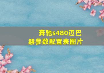 奔驰s480迈巴赫参数配置表图片