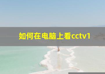 如何在电脑上看cctv1