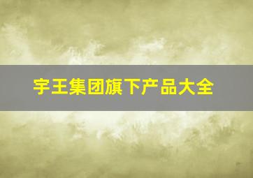 宇王集团旗下产品大全