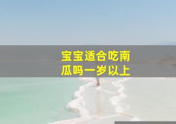 宝宝适合吃南瓜吗一岁以上