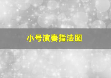 小号演奏指法图