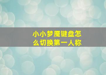 小小梦魇键盘怎么切换第一人称