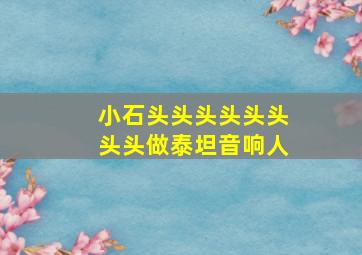 小石头头头头头头头头做泰坦音响人