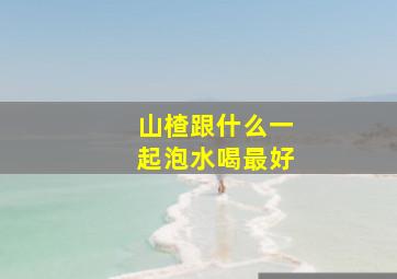 山楂跟什么一起泡水喝最好