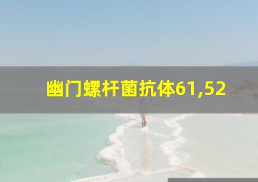 幽门螺杆菌抗体61,52