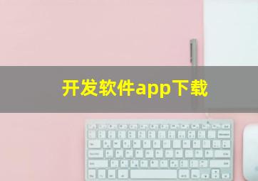 开发软件app下载