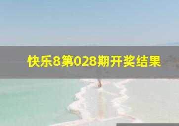 快乐8第028期开奖结果