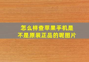 怎么样查苹果手机是不是原装正品的呢图片