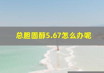 总胆固醇5.67怎么办呢