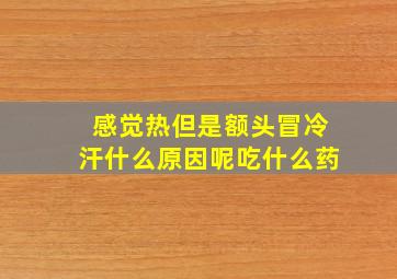 感觉热但是额头冒冷汗什么原因呢吃什么药