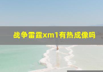 战争雷霆xm1有热成像吗