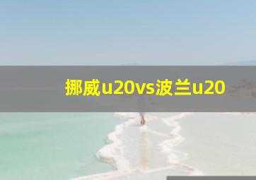 挪威u20vs波兰u20