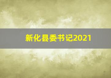 新化县委书记2021