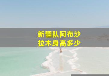 新疆队阿布沙拉木身高多少