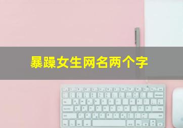 暴躁女生网名两个字