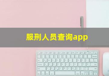 服刑人员查询app