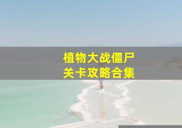 植物大战僵尸关卡攻略合集