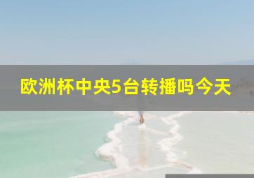 欧洲杯中央5台转播吗今天