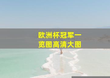 欧洲杯冠军一览图高清大图