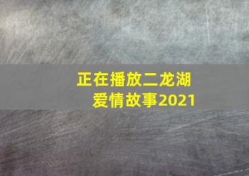 正在播放二龙湖爱情故事2021