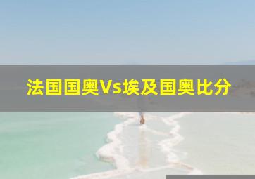 法国国奥Vs埃及国奥比分