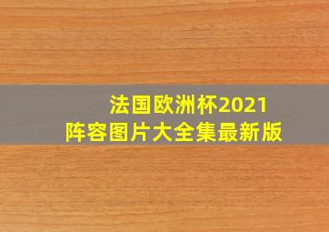 法国欧洲杯2021阵容图片大全集最新版