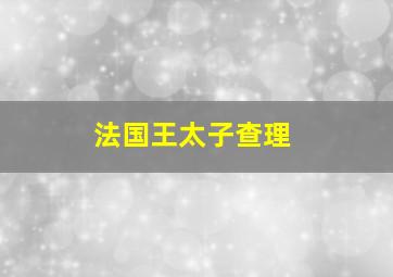 法国王太子查理