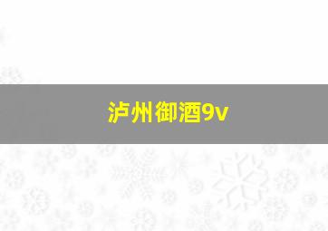 泸州御酒9v