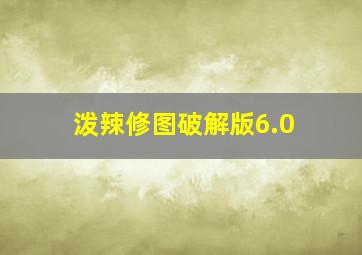 泼辣修图破解版6.0