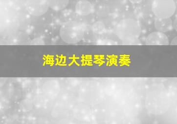 海边大提琴演奏