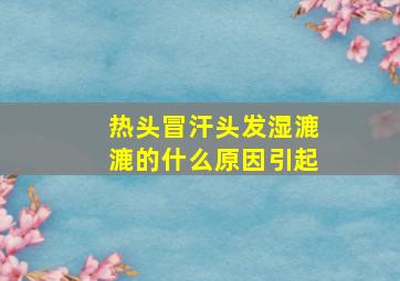 热头冒汗头发湿漉漉的什么原因引起