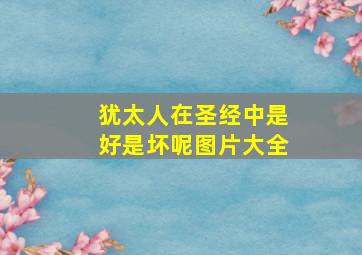 犹太人在圣经中是好是坏呢图片大全