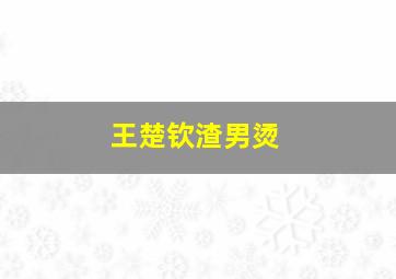 王楚钦渣男烫