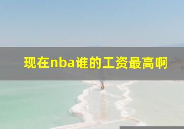 现在nba谁的工资最高啊